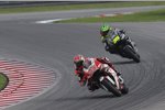 Takaaki Nakagami vor Cal Crutchlow (LCR) 