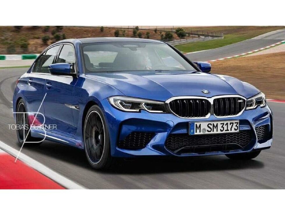BMW M3 2020 Limousine Rendering