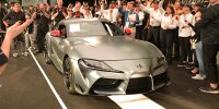 Bild zum Inhalt: Allererster Toyota Supra 2019 erzielt Rekordpreis bei Auktion
