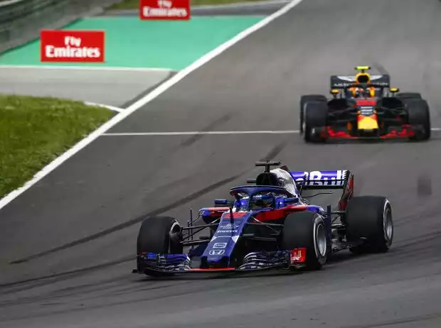 Titel-Bild zur News: Brendon Hartley, Max Verstappen