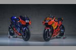 Die KTM-Bikes des Tech-3-Teams und der Werksmannschaft