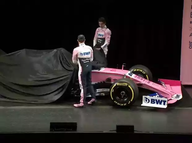 Lance Stroll, Sergio Perez Titel-Bild zur News: Lance Stroll, Sergio Perez