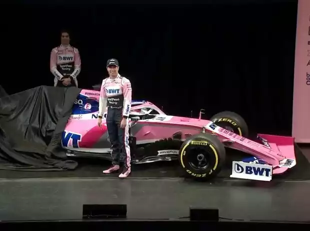 Lance Stroll, Sergio Perez Titel-Bild zur News: Lance Stroll, Sergio Perez
