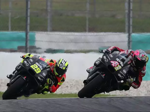 Aleix Espargaro, Andre Iannone Titel-Bild zur News: Aleix Espargaro, Andre Iannone