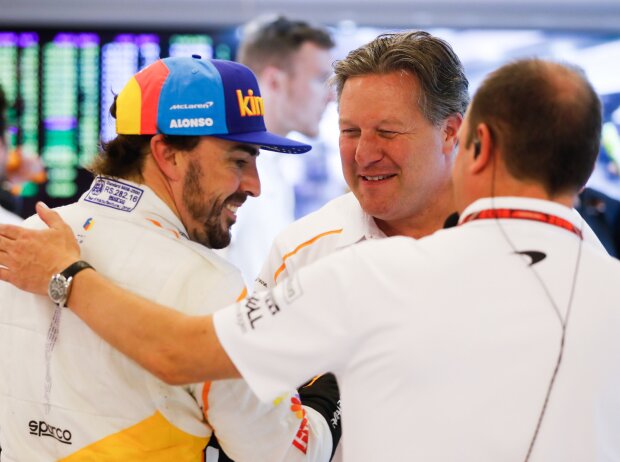 Fernando Alonso und Zak Brown Fernando Alonso und Zak Brown