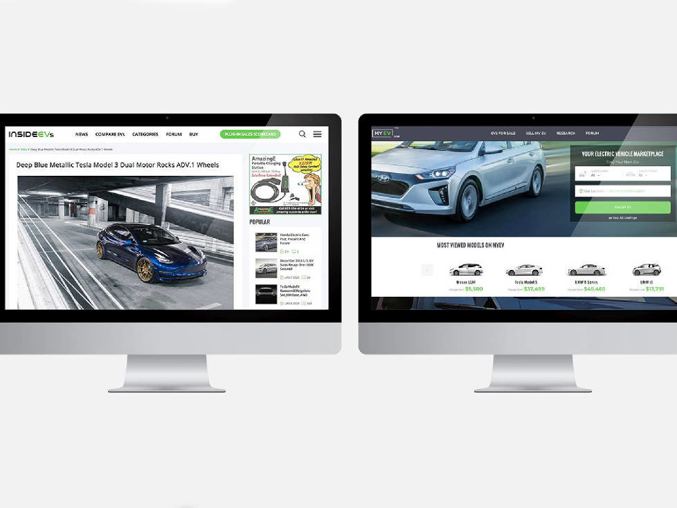 Screenshots: InsideEV.com und MyEV.com