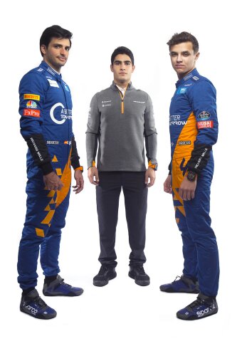 Lando Norris Carlos Sainz Sergio Sette Camara  ~Lando Norris (McLaren), Carlos Sainz (McLaren) und Sergio Sette Camara ~ 
