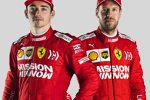 Sebastian Vettel und Charles Leclerc