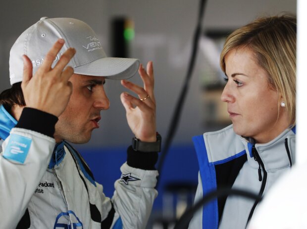 Titel-Bild zur News: Felipe Massa, Susie Wolff