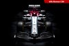 Bild zum Inhalt: Alfa Romeo und Haas präsentiert: So sieht Räikkönens neuer C38 aus