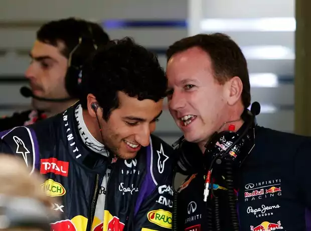 Daniel Ricciardo, Christian Horner Titel-Bild zur News: Daniel Ricciardo, Christian Horner