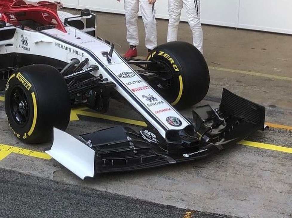 Sauber C38, Frontflügel