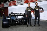 Kevin Magnussen (Haas) und Romain Grosjean (Haas) 