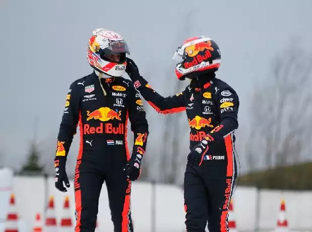 Max Verstappen, Pierre Gasly Titel-Bild zur News: Max Verstappen, Pierre Gasly