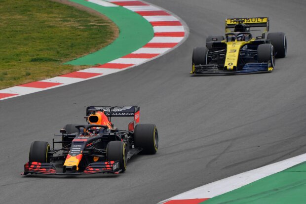 Max Verstappen Daniel Ricciardo Red Bull Aston Martin Red Bull Racing F1Renault Renault F1 Team F1 ~Max Verstappen (Red Bull) und Daniel Ricciardo (Renault) ~ 