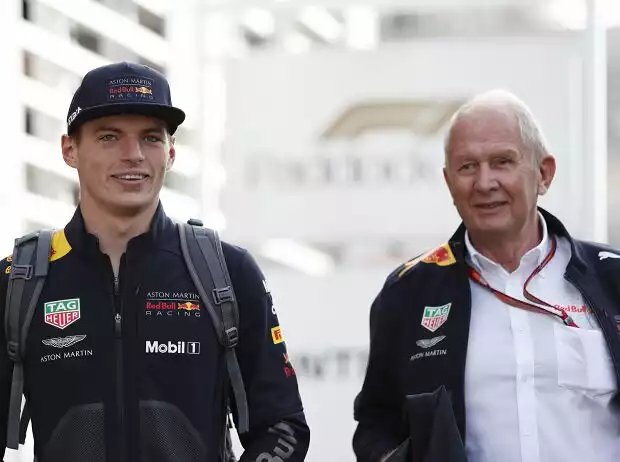 Max Verstappen, Helmut Marko Titel-Bild zur News: Max Verstappen, Helmut Marko