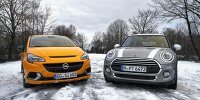 Bild zum Inhalt: Test Opel Corsa GSi vs Mini Cooper: wer bietet mehr Spaß pro Euro?