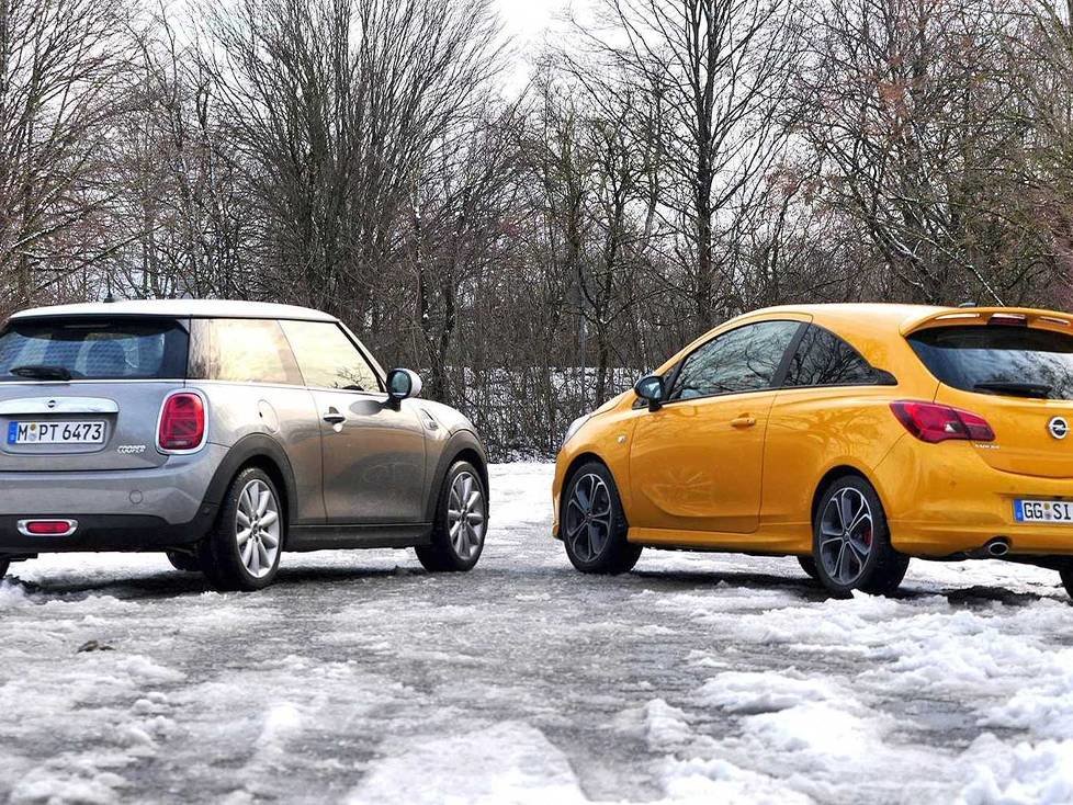 Mini Cooper vs. Opel Corsa GSi