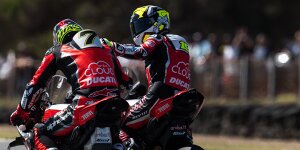 Enttäuschender Auftakt: Chaz Davies mit der neuen V4-Ducati nur im Mittelfeld