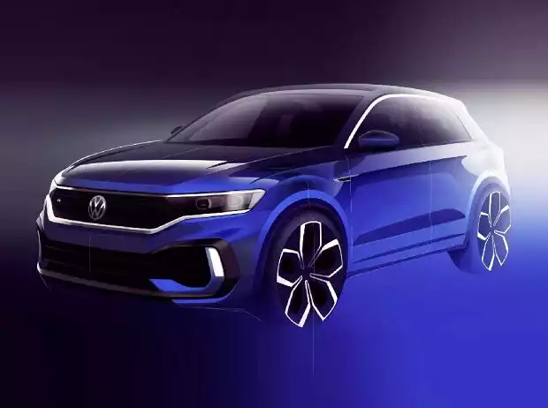 VW T-Roc R Skizze 2019 Titel-Bild zur News: VW T-Roc R Skizze 2019