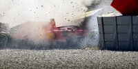 Bild zum Inhalt: Felge durch Fremdkörper beschädigt: Ferrari hat Vettel-Unfall aufgeklärt