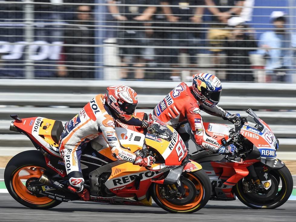 Andrea Dovizioso, Marc Marquez