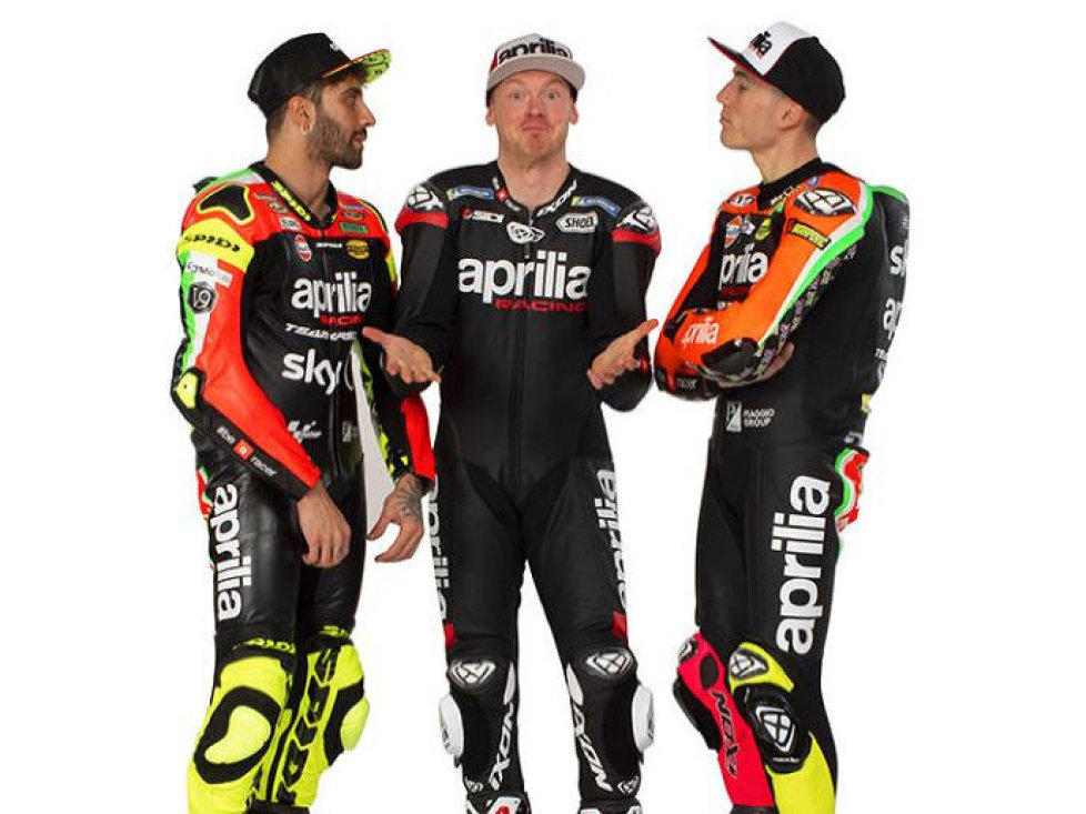 Aleix Espargaro, Andrea Iannone, Bradley Smith