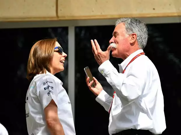 Claire Williams, Chase Carey Titel-Bild zur News: Claire Williams, Chase Carey