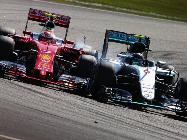 Titel-Bild zur News: Nico Rosberg, Kimi Räikkönen