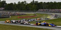 Start zum Honda Indy 200 der IndyCar-Serie 2018 in Mid-Ohio