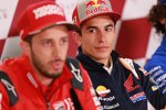 Andrea Dovizioso und Marc Marquez 