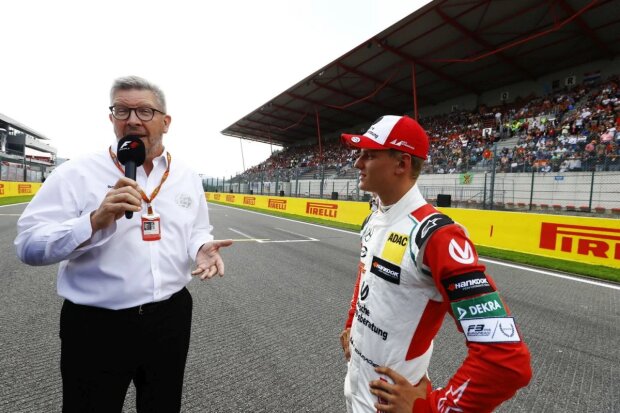 Mick Schumacher Ross Brawn ~Mick Schumacher und Ross Brawn ~ Mick Schumacher Ross Brawn ~Mick Schumacher und Ross Brawn ~