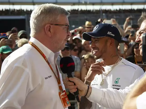 Ross Brawn, Lewis Hamilton Titel-Bild zur News: Ross Brawn, Lewis Hamilton