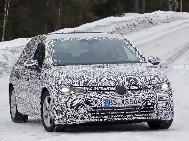 Golf 8 (2019) Erlkönig Titel-Bild zur News: Golf 8 (2019) Erlkönig