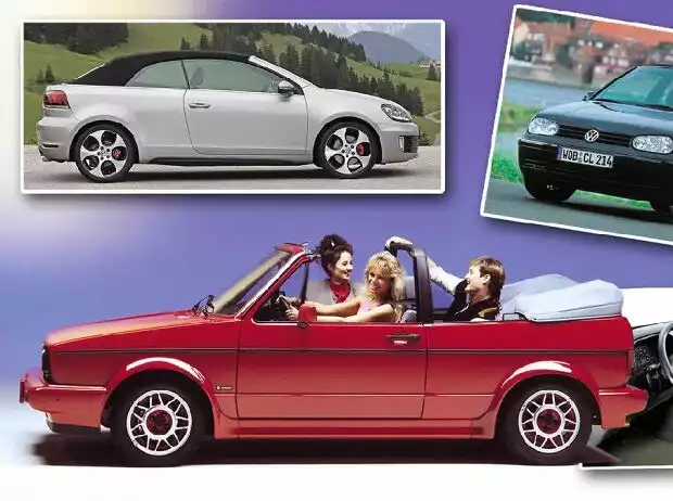 40 Jahre VW Golf Cabriolet Titel-Bild zur News: 40 Jahre VW Golf Cabriolet