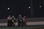 Marc Marquez (Honda), Andrea Iannone (Aprilia), Aleix Espargaro (Aprilia) und Pol Espargaro (KTM) 