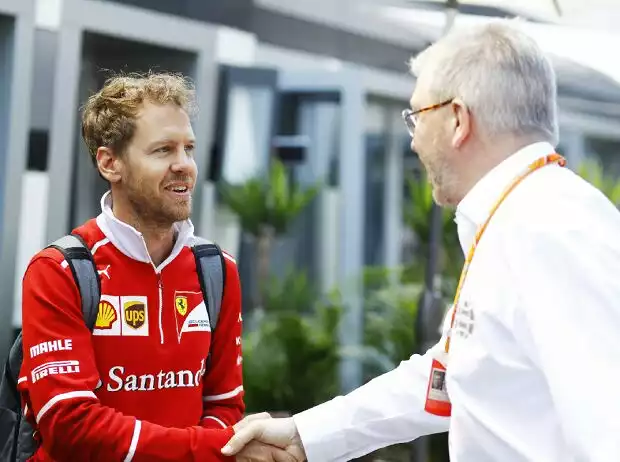 Sebastian Vettel mit Ross Brawn Titel-Bild zur News: Sebastian Vettel mit Ross Brawn