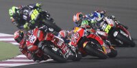Bild zum Inhalt: MotoGP in Katar: Dovizioso siegt hauchdünn vor Marquez