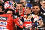 Andrea Dovizioso (Ducati) und Marc Marquez (Honda) 