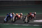 Andrea Dovizioso vor Alex Rins und Marc Marquez 