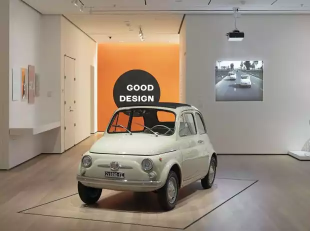 Fiat 500 im MoMA New York Titel-Bild zur News: Fiat 500 im MoMA New York
