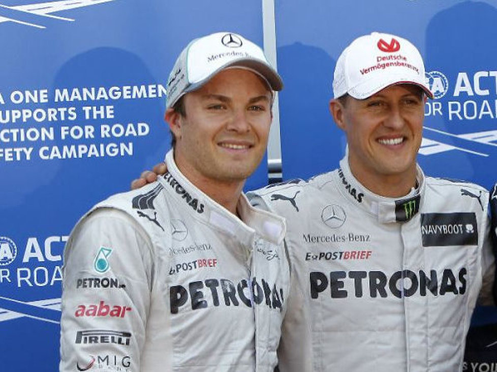 Nico Rosberg, Michael Schumacher