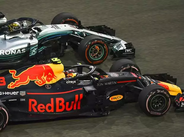 Titel-Bild zur News: Lewis Hamilton, Max Verstappen
