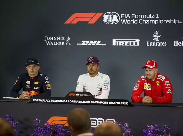 Max Verstappen, Lewis Hamilton, Sebastian Vettel Titel-Bild zur News: Max Verstappen, Lewis Hamilton, Sebastian Vettel