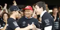 Nico Rosberg, Niki Lauda, Toto Wolff