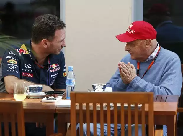 Christian Horner, Niki Lauda Titel-Bild zur News: Christian Horner, Niki Lauda