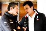 Günther Steiner und Toto Wolff 