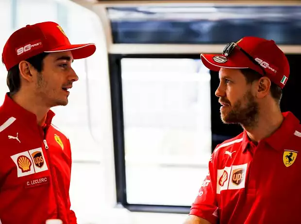 Sebastian Vettel, Charles Leclerc Titel-Bild zur News: Sebastian Vettel, Charles Leclerc