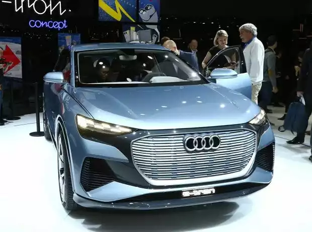 Audi Q4 e-tron concept auf dem Genfer Automobilsalon 2019 Titel-Bild zur News: Audi Q4 e-tron concept auf dem Genfer Automobilsalon 2019