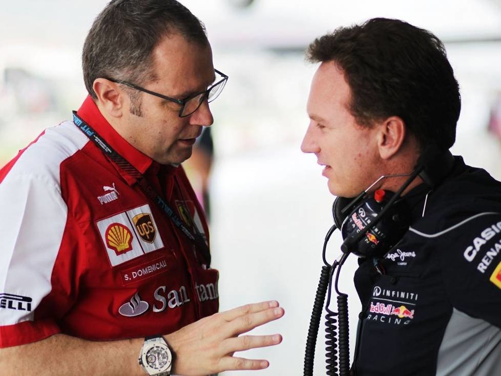 Stefano Domenicali, Christian Horner